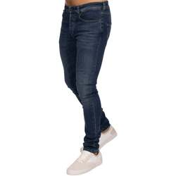 slim-fit stone wash jeans