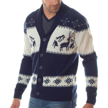 Vêtements Homme Gilets / Cardigans Shilton Cardigan montagne 100% laine 