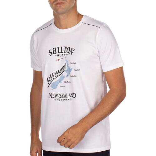 Vêtements Homme Bouts de canapé / guéridons Shilton Tshirt New-Zealand RUGBY 