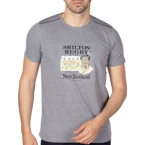 Vêtements Homme Polo collection Pinhole de la marque Code 22 Shilton Tshirt rugby print TRIBAL 