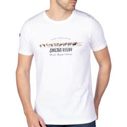 Baumwoll-T-Shirt mit Logoaufdruck vorne und hinten Icon Nr