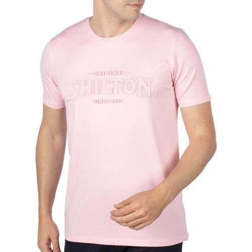 Vêtements Homme Polo collection Pinhole de la marque Code 22 Shilton T-shirt manches courtes relief 
