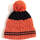 Accessoires textile Homme Bonnets Shilton Bonnet bicolore POMPON Orange