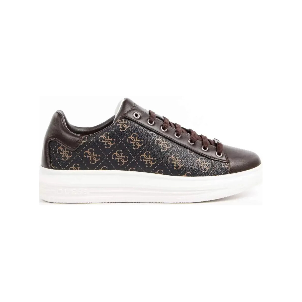 Chaussures Homme Baskets basses Guess multi 4g Marron