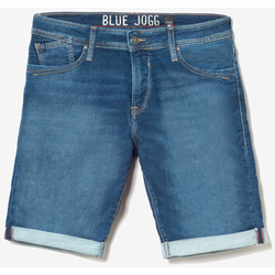 Vêtements Homme Shorts / Bermudas Le Temps des Cerises Bermuda blue jogg bleu moyen Bleu
