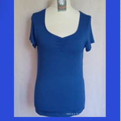 Vêtements Femme T-shirts manches courtes Riu Jacqueline Tee shirt neuf Jaqueline Riu Bleu