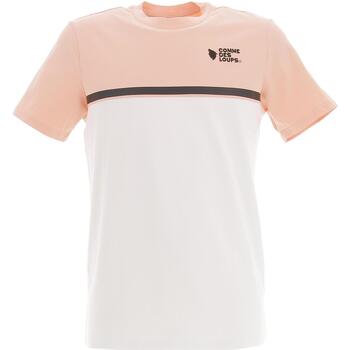 Vêtements Homme T-shirts manches courtes Comme Des Loups Everest pink mc tee Rose