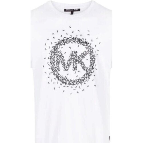 Vêtements Homme T-shirts manches courtes MICHAEL Michael Kors CF351OZFV4 Blanc