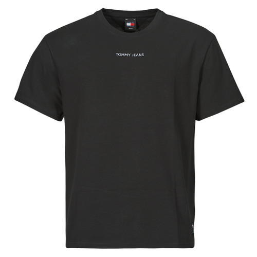 Vêtements Homme T-shirts manches courtes Curta Tommy Jeans TJM REG S NEW CLASSICSTEE EXT Noir