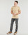 Vêtements Homme T-shirts manches courtes Tommy Jeans TJM SLIM JERSEY C NECK EXT Beige