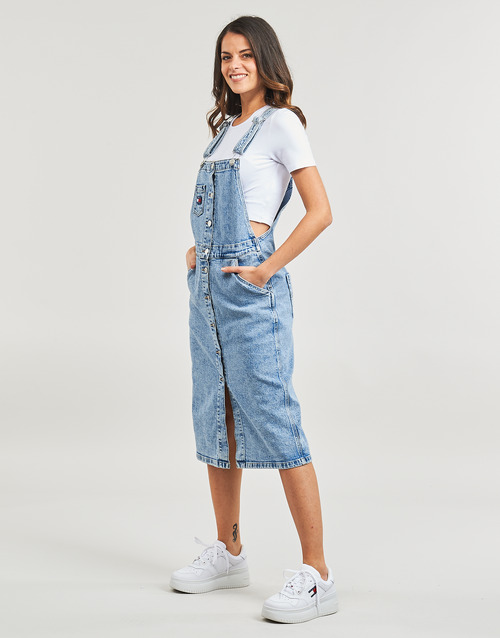 Tommy Corp Jeans DUNGAREE BF MIDI DRESS CG4114