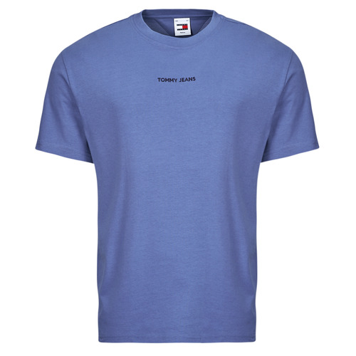 Vêtements eyewear T-shirts manches courtes Tommy Jeans TJM REG S NEW CLASSICS Bleu