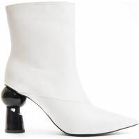 Chaussures Femme Bottes ville Leindia 84695 Blanc