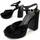 Chaussures Femme Sandales et Nu-pieds Leindia 84701 Noir