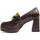 Chaussures Femme Escarpins Leindia 84818 Marron