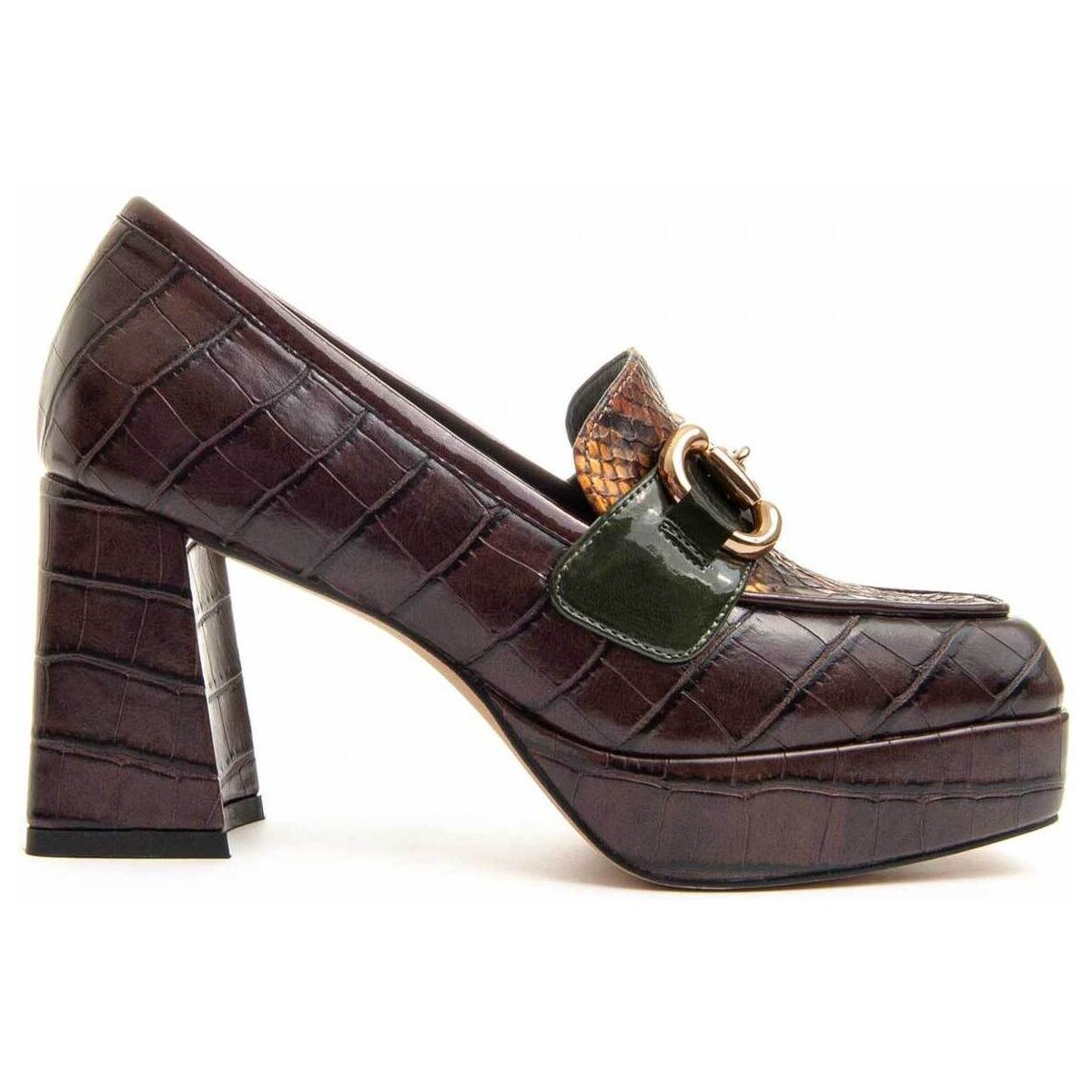 Chaussures Femme Escarpins Leindia 84818 Marron