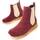Chaussures Femme Bottes ville Leindia 84849 Rouge