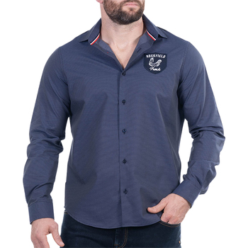 Vêtements Homme Chemises Rabanne longues Ruckfield Chemise coton Bleu