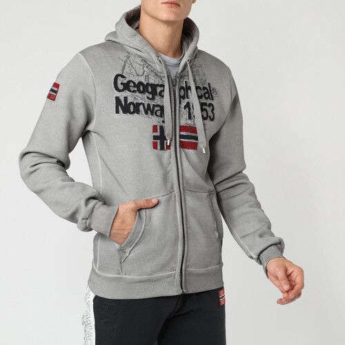 Vêtements Homme Sweats Geographical Norway GIMDO sweat pour homme Gris