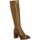 Chaussures Femme Bottes Pao Bottes cuir Marron
