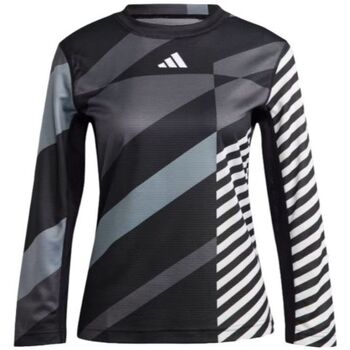 Vêtements Femme T-shirts manches longues adidas Originals nike lebron air max 95 home team Karl shirts Noir