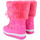 Chaussures Fille Bottes de neige Garvalin BOTTES  231855 CHEVEUX APRESKI Rose