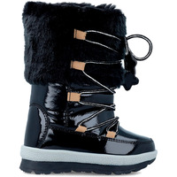 Chaussures Fille Bottes de neige Garvalin BOTTES  231855 CHEVEUX APRESKI Noir