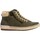 Chaussures Homme Baskets montantes Remonte Basket Montante Cuir Columbo Vert