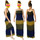 Vêtements Femme Robes longues Camaieu robe  marine kaki Camaieu T44 Kaki