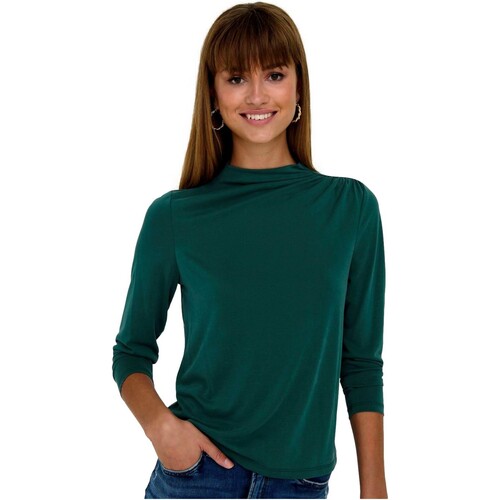 Vêtements Femme T-shirts manches longues Only CAMISETA MUJER  15307227 Vert