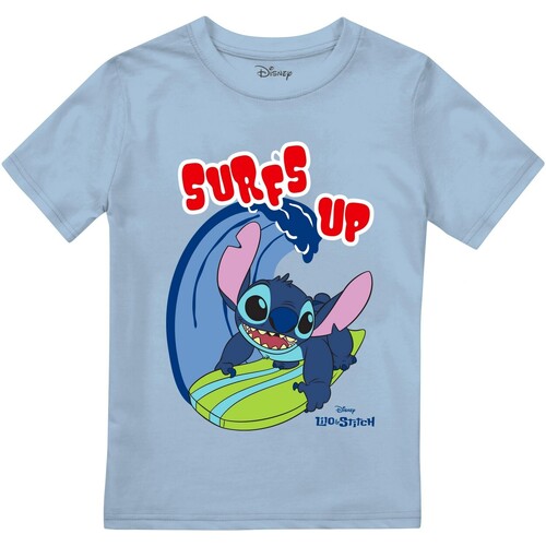 Lilo & Stitch Bleu - Vêtements T-shirts manches longues Enfant 19,40 €
