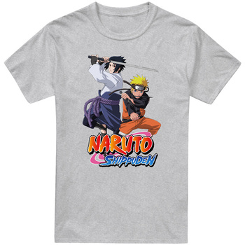 Vêtements Homme T-shirts manches longues Naruto  Gris