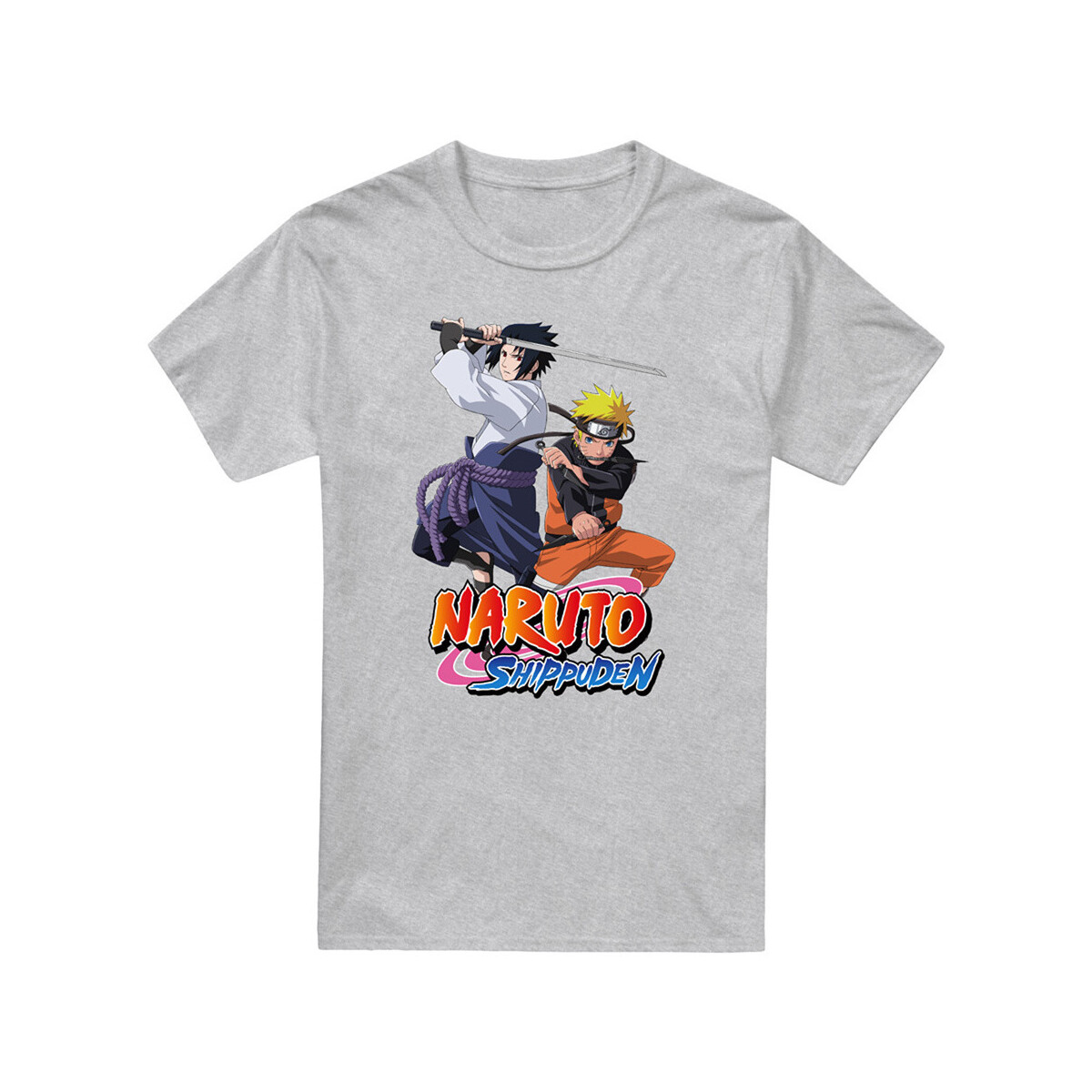 Vêtements Homme T-shirts manches longues Naruto TV2400 Gris