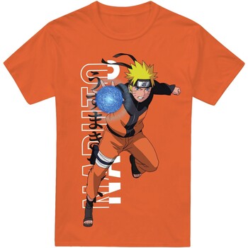 Vêtements Homme T-shirts manches longues Naruto  Orange