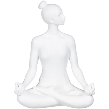 Sacs à dos Statuettes et figurines Ixia Statuette Yogini en position du Lotus 23 cm Blanc