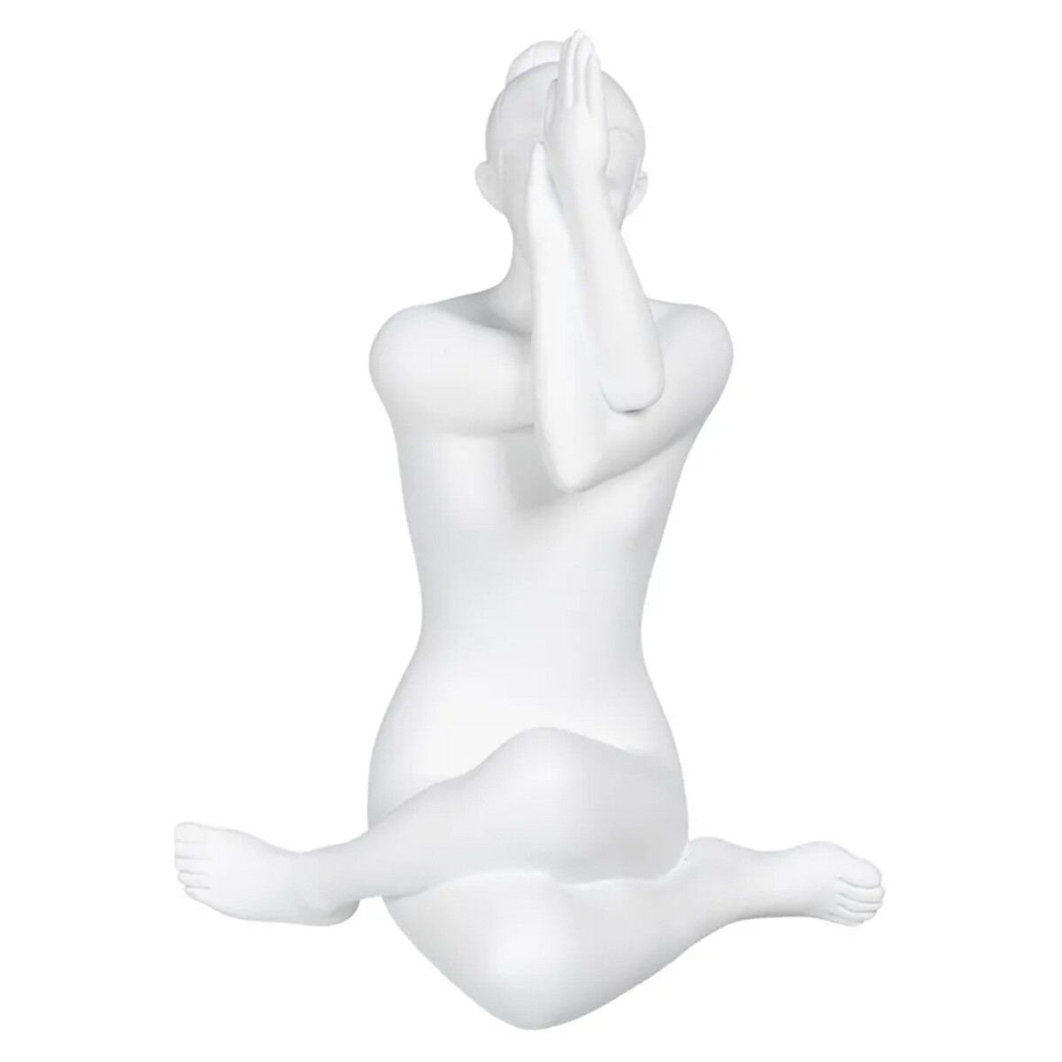 Maison & Déco Statuettes et figurines Ixia Statuette Yogini en résine blanche 24 cm Blanc