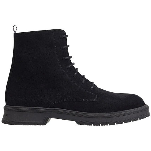 Chaussures Femme Low boots Tommy Hilfiger Veterboot Suede Noir