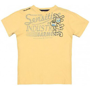 Vêtements Garçon Sun & Shadow Srk T-shirt manches courtes garçon ECLAXO Jaune