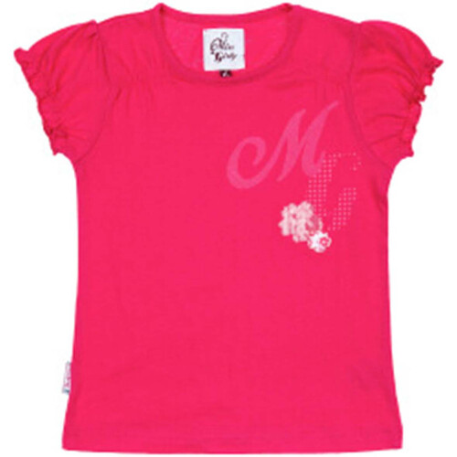 Vêtements Fille T-shirts manches courtes Miss Girly T-shirt manches courtes fille FABOULLE Rose