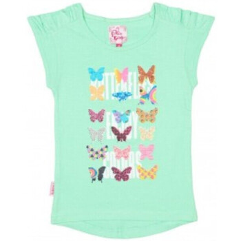 Miss Girly T-shirt manches courtes fille FAYWAY Vert