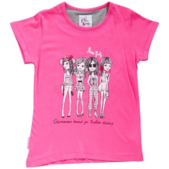 t-shirt enfant miss girly  t-shirt manches courtes fille frigirly 