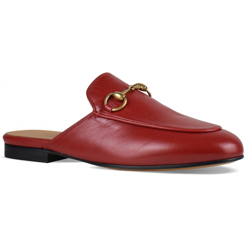 Gucci Mules Princetown Rouge - Chaussures Sandale Femme 613,75 €