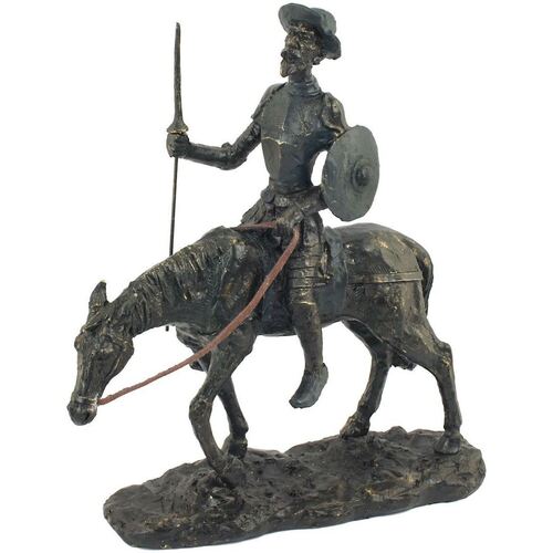 Nat et Nin Statuettes et figurines Signes Grimalt Figure Don Quijote Horse Noir