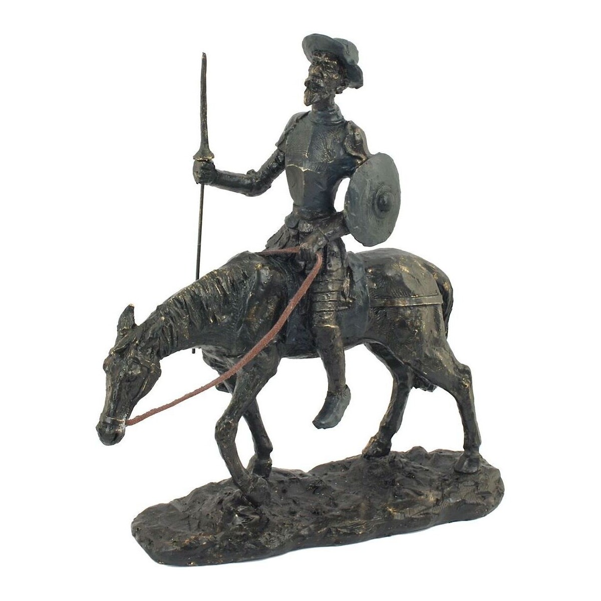 Maison & Déco Statuettes et figurines Signes Grimalt Figure Don Quijote Horse Noir