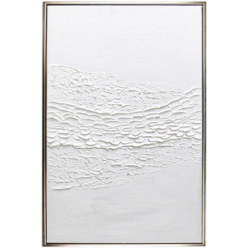 Maison & Déco Tableaux / toiles Signes Grimalt Image Abstraite Blanc