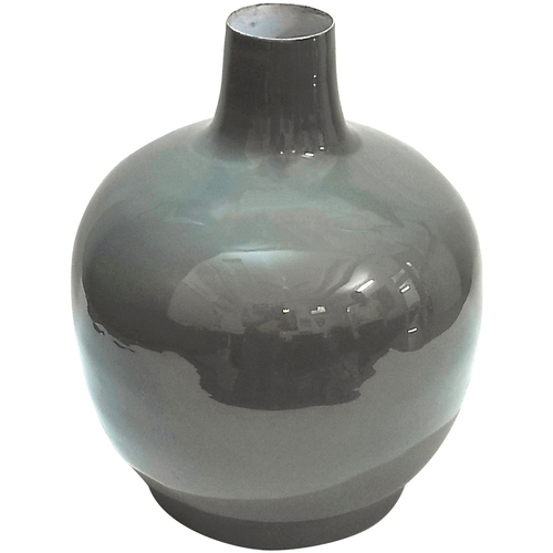 Maison & Déco Vases / caches pots d'intérieur Signes Grimalt Vase En Métal Noir