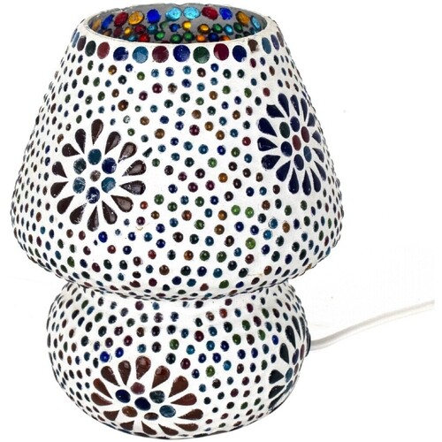 Maison & Déco Lampes à poser Signes Grimalt Vases / caches pots dintérieur Marocaine Blanc