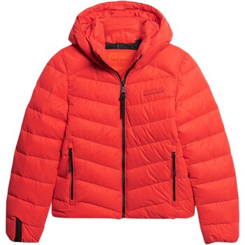 Superdry Doudoune à Capuche Sport Hooded Micro Padded Rouge