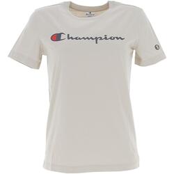 Vêtements Femme T-shirts manches courtes Champion Crewneck t-shirt Beige