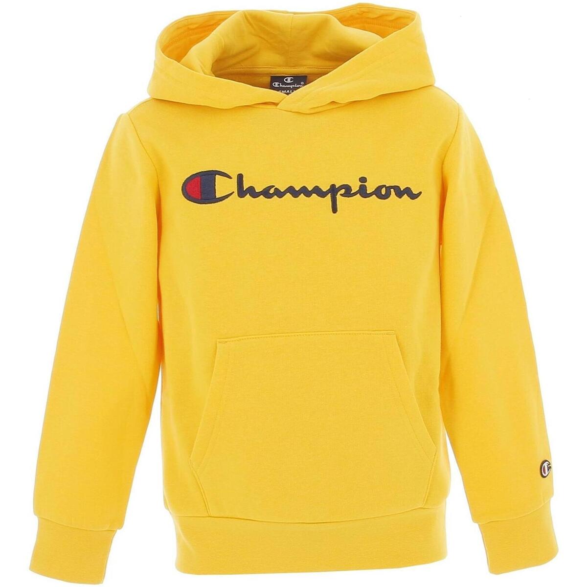 Vêtements Garçon Sweats Champion Hooded sweatshirt Jaune